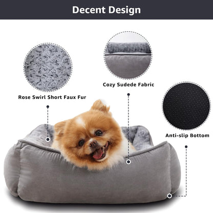 welpino Plush Dog Sofa Bed – Washable & Non-Slip
