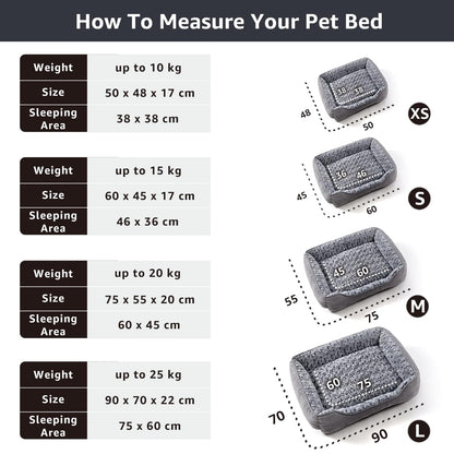 welpino Plush Dog Sofa Bed – Washable & Non-Slip