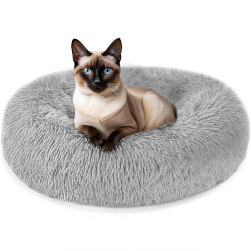 welpino Donut Bed for Cats & Dogs – Soft, Calming & Anti-Slip