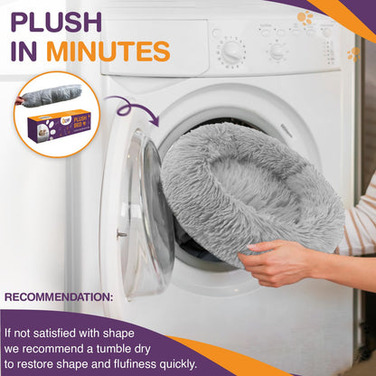 welpino Donut Bed for Cats & Dogs – Soft, Calming & Anti-Slip